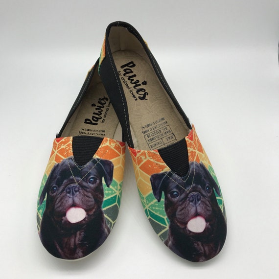 black pug shoes