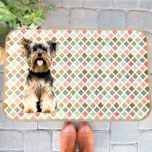 YORKIE Home mat, bathroom mat, rug, pet, animal lovers, room mat, dog lovers, bath mat,