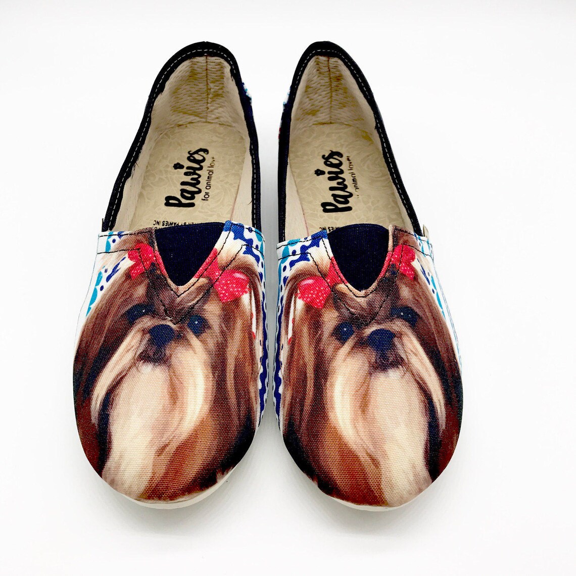 SHIH TZU SHOES Shih Tzu Animal Lovers Woman Shoes Dog Etsy