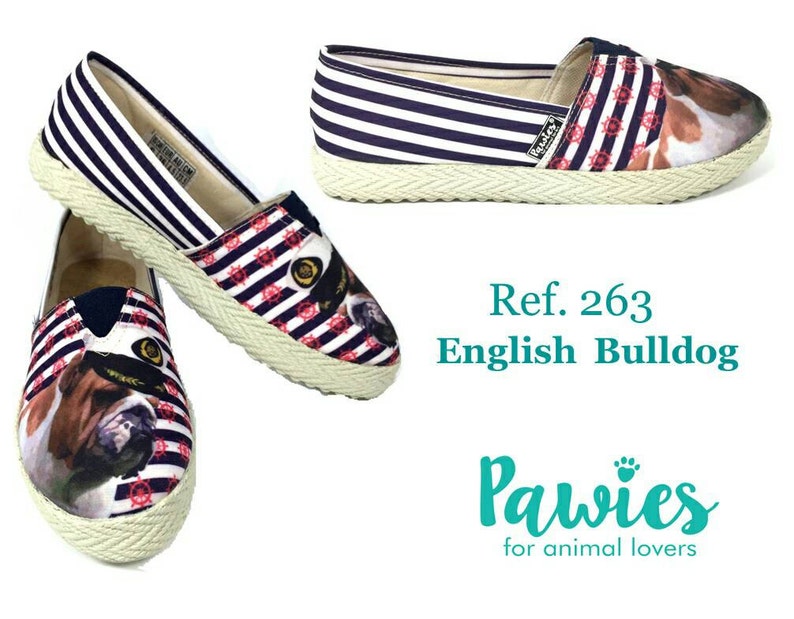 ENGLISH BULLDOG SHOES Women Shoes Dog Lovers Dog Breeds Etsy