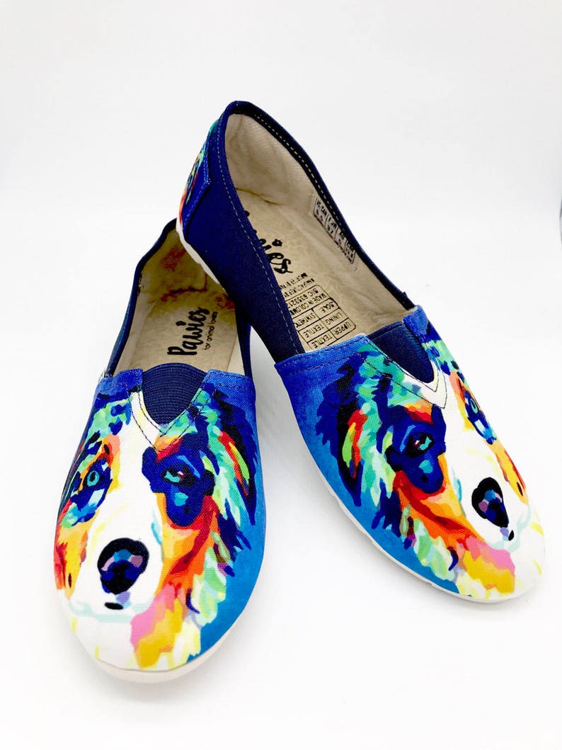 AUSTRALIAN SHEPHERD SHOES Dog Lovers Hush Puppies Pet Etsy