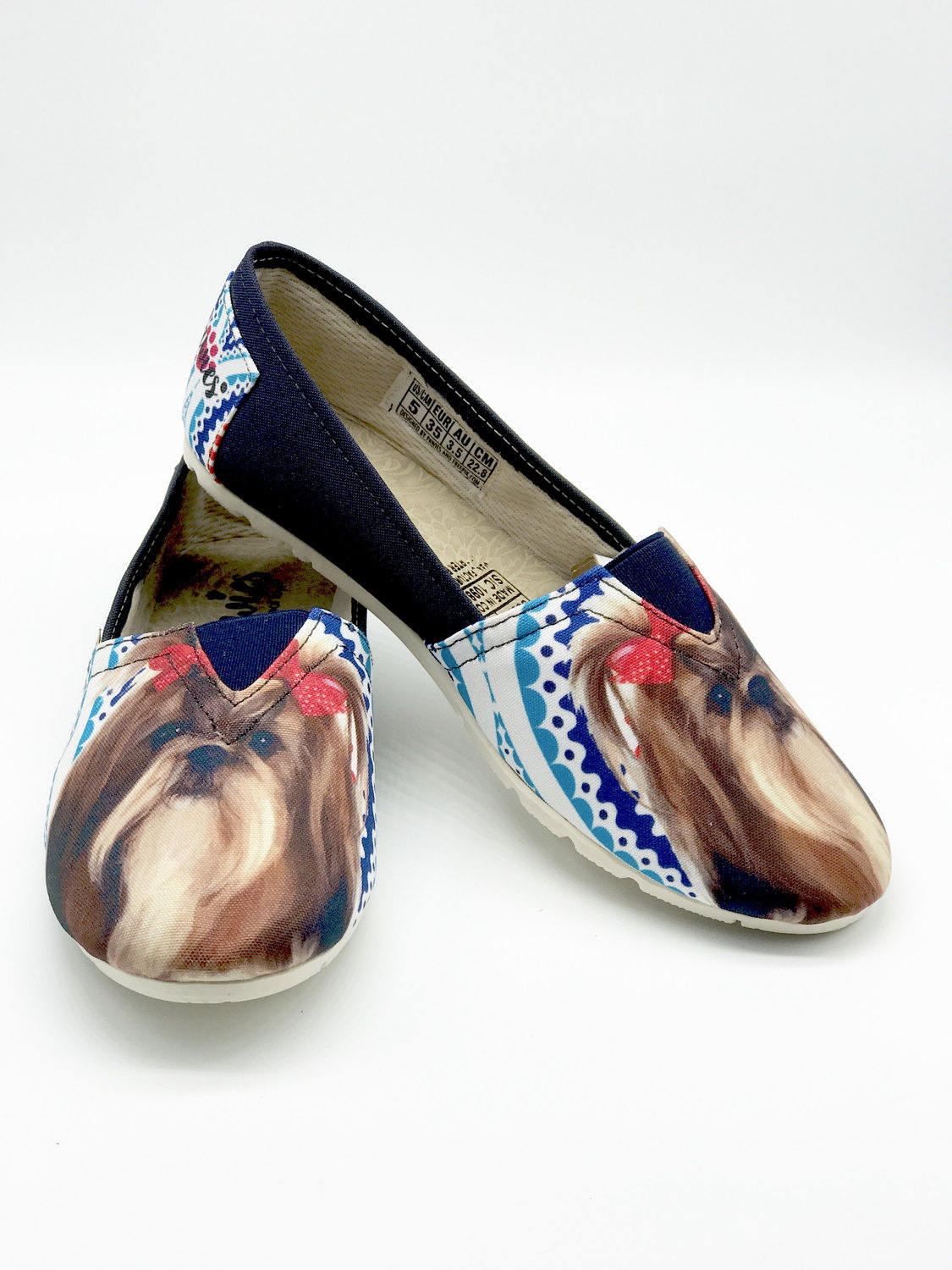 SHIH TZU SHOES shih tzu amantes de los animales zapatos de Etsy