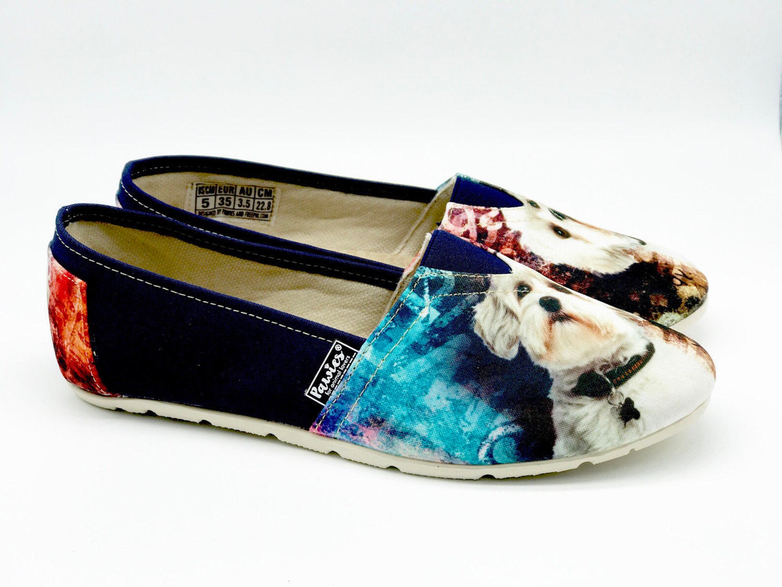 MALTESE SHOES Maltese Animal Lovers Woman Shoes Dog Etsy