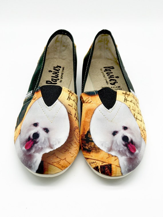 bichon frise dog slippers