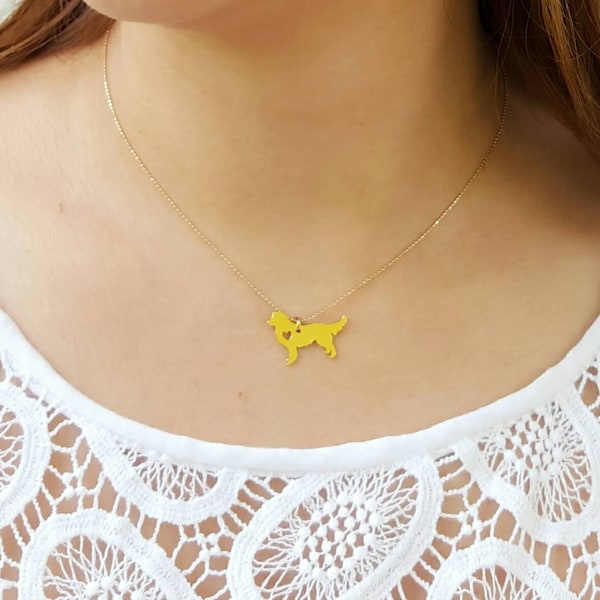 COLLIERS GOLDEN RETRIEVER • Collier pour chien • Collier pour animal de compagnie • bijoux pour animal de compagnie • amoureux des chiens • Bijoux pour chien • Charme pour chien • Pendentif pour chien