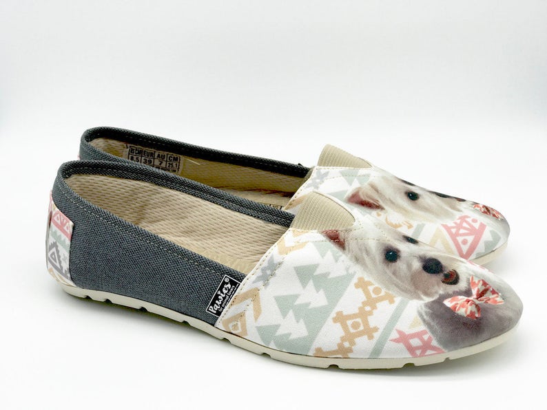 WESTIE SHOES Women Shoes Dog Lovers Dog Breeds West Etsy