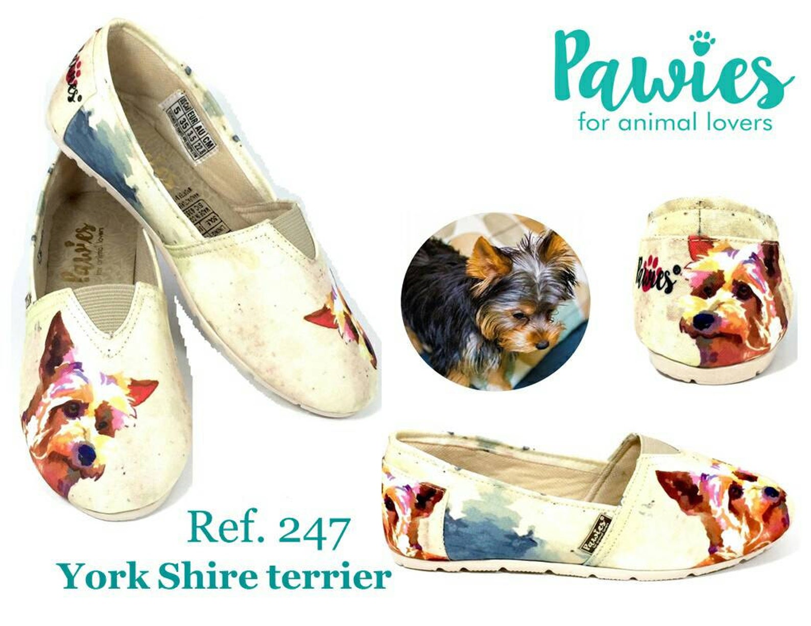 YORKIE SHOES Women Shoes Dog Lovers Dog Breeds Yorkshire Etsy