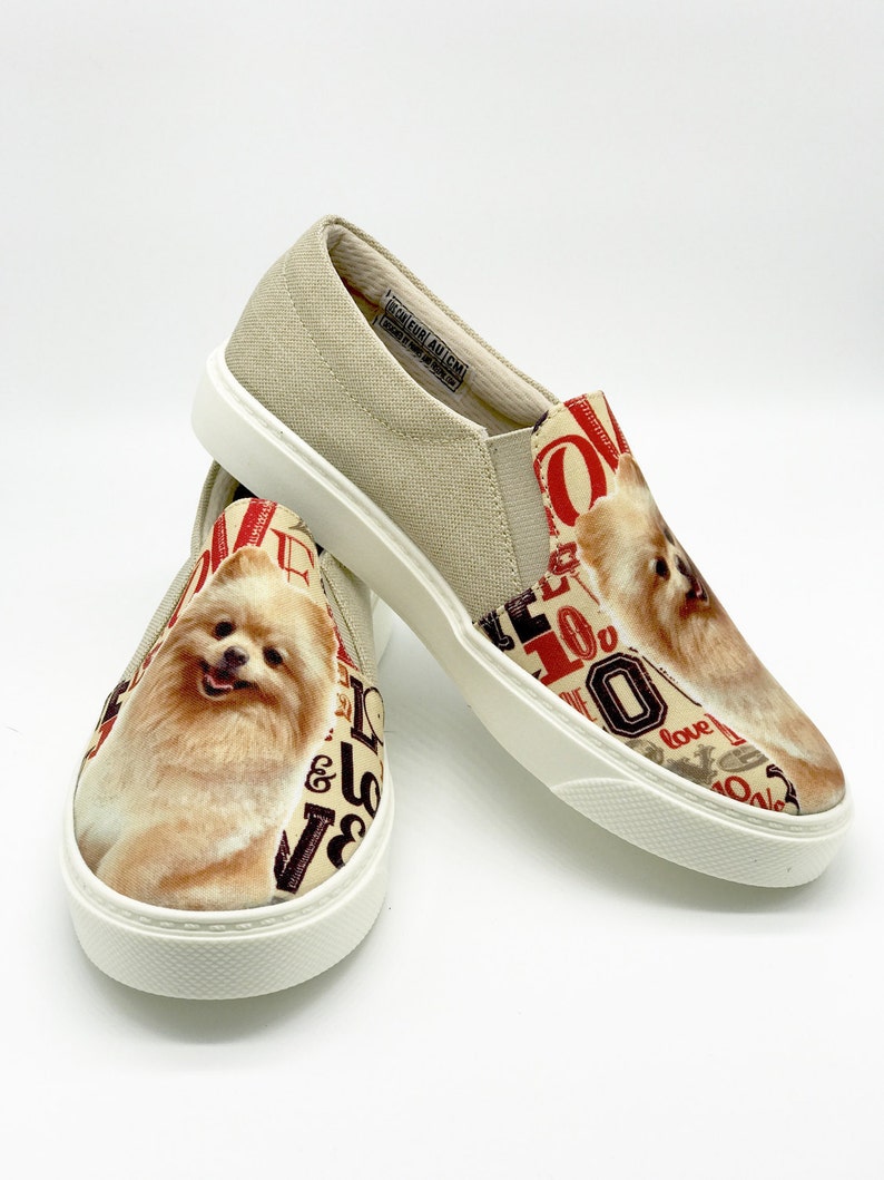 POMERANIAN SHOES Dog Lovers Hush Puppies Dog Rescue Women Etsy