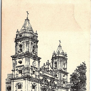 Cartão postal vintage não postado A Catedral Basílica de Santa María la Antigua Cidade do Panamá Panamá PA Smith-Brooks Publishing Company #5