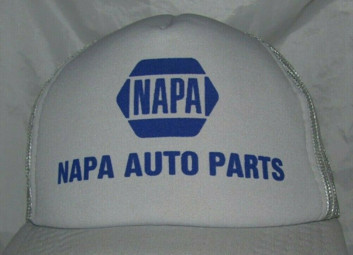 Vintage NAPA Auto Parts Logo Trucker Hat Foam Mesh Snapback Etsy