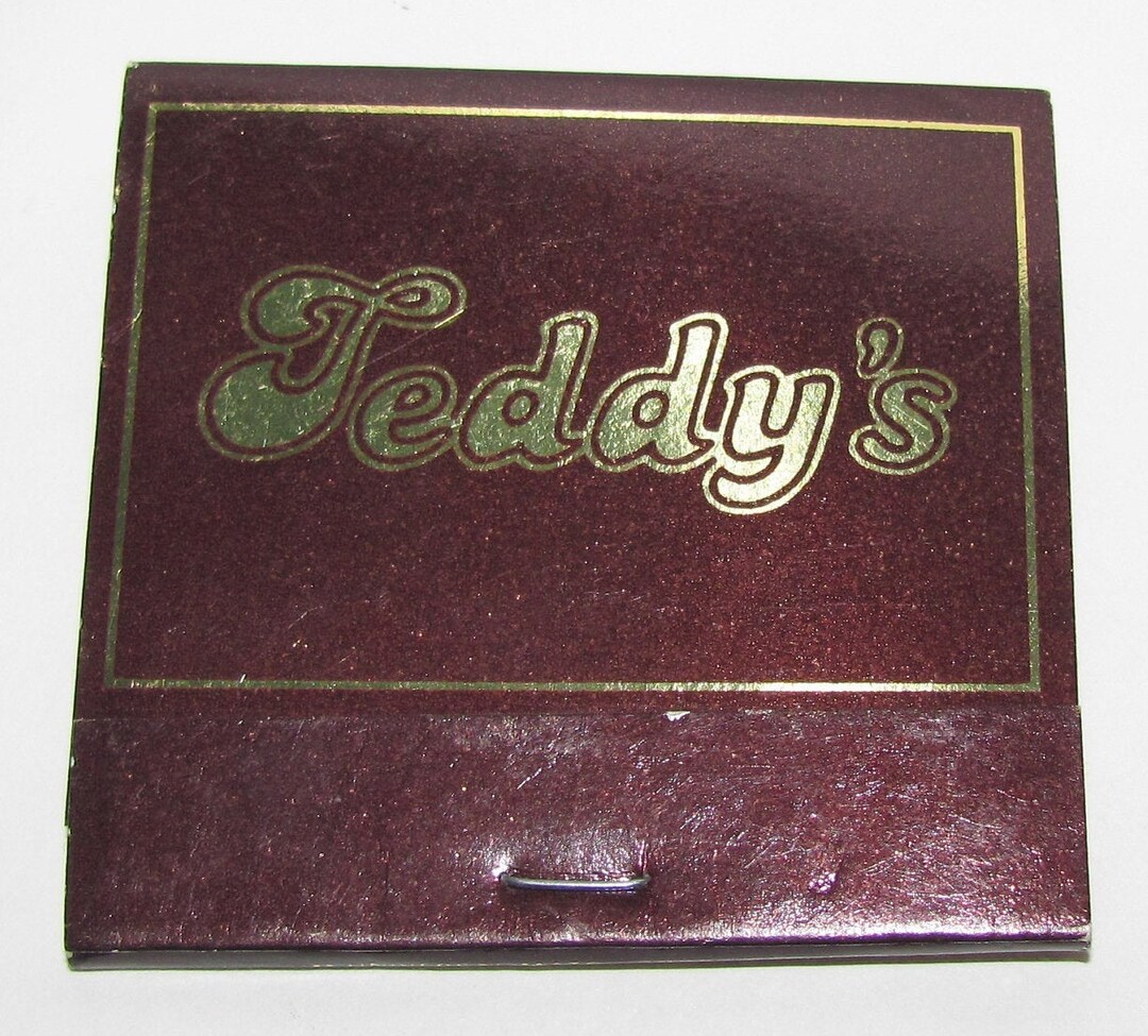 Vintage Unstruck Matchbook Teddy's Sheraton Jetport Allentown