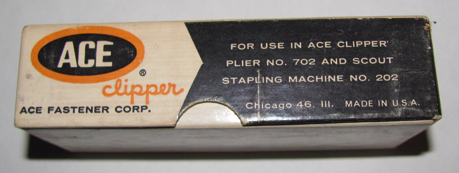 Vintage Partial Box ACE Clipper Undulated Staples No. 700 700 Etsy