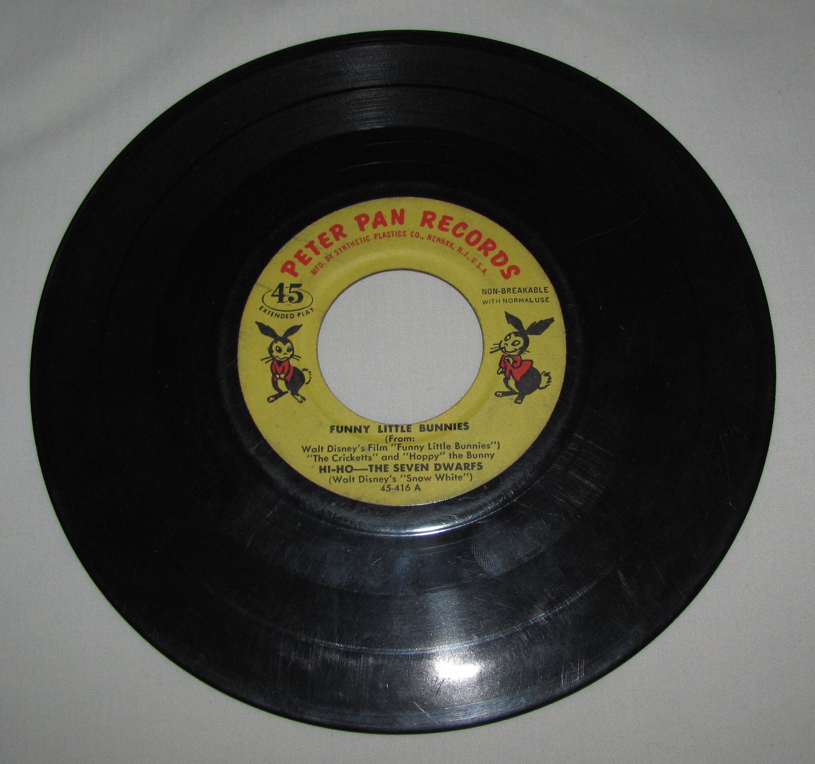 Vintage 1949 Peter Pan Records 45 RPM Vinyl Record Funny Etsy