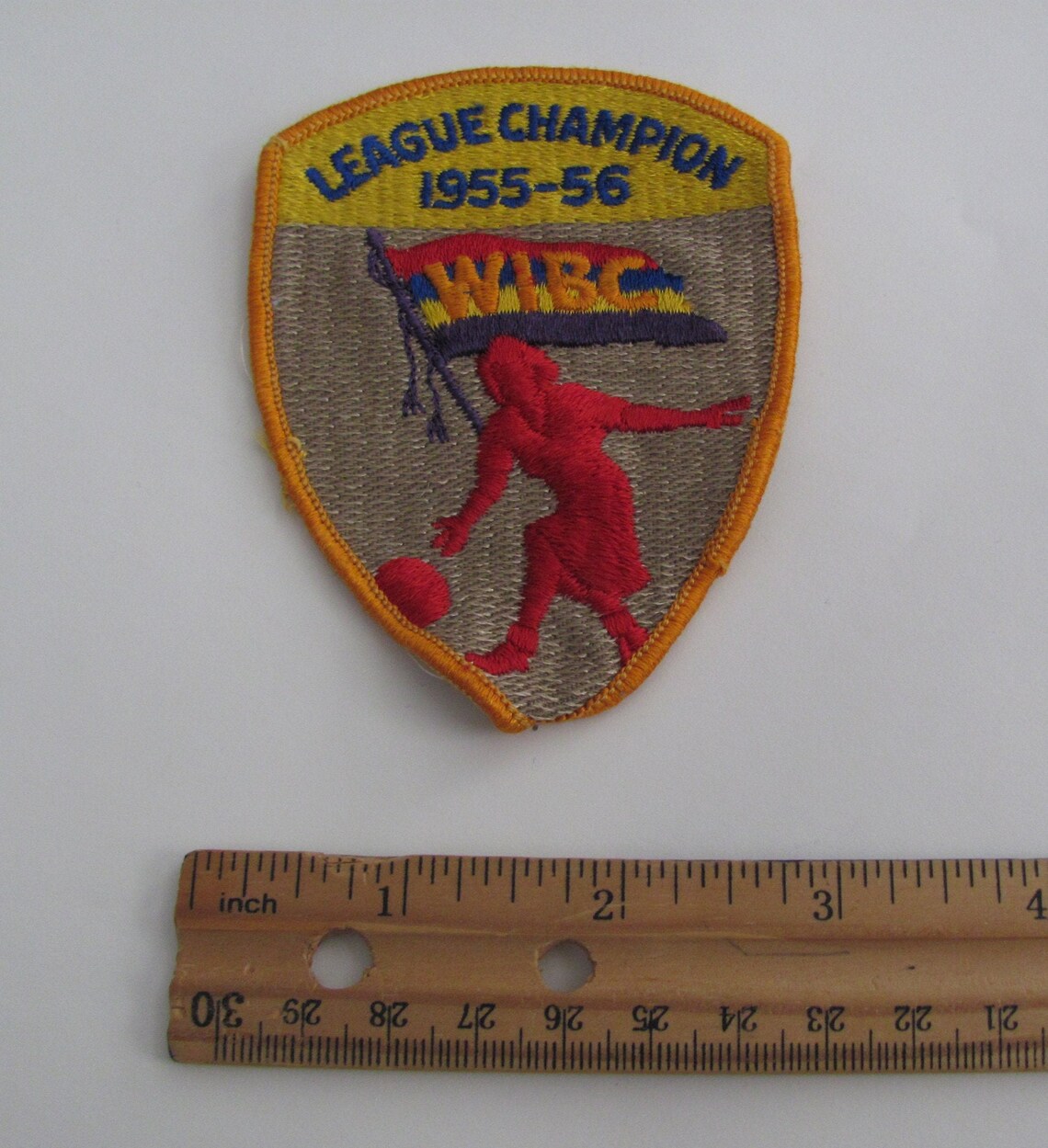 Vintage Bowling Patch 1955 1956 WIBC League Champion Etsy