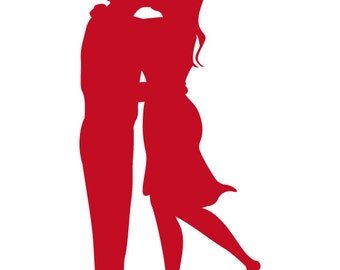 ID: SP00012; Couple in love Vinyl Decal, Sticker