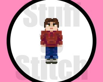 Henry from the Minecraft Movie Cross Stitch Pattern