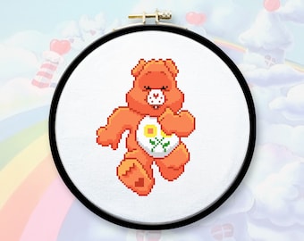 Friend Bear Cross Stitch Pattern