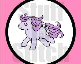 Blossom Pony Cross Stitch Pattern