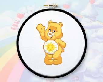 Funshine Bear Cross Stitch Pattern
