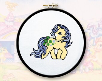 Bubbles Pony Cross Stitch Pattern