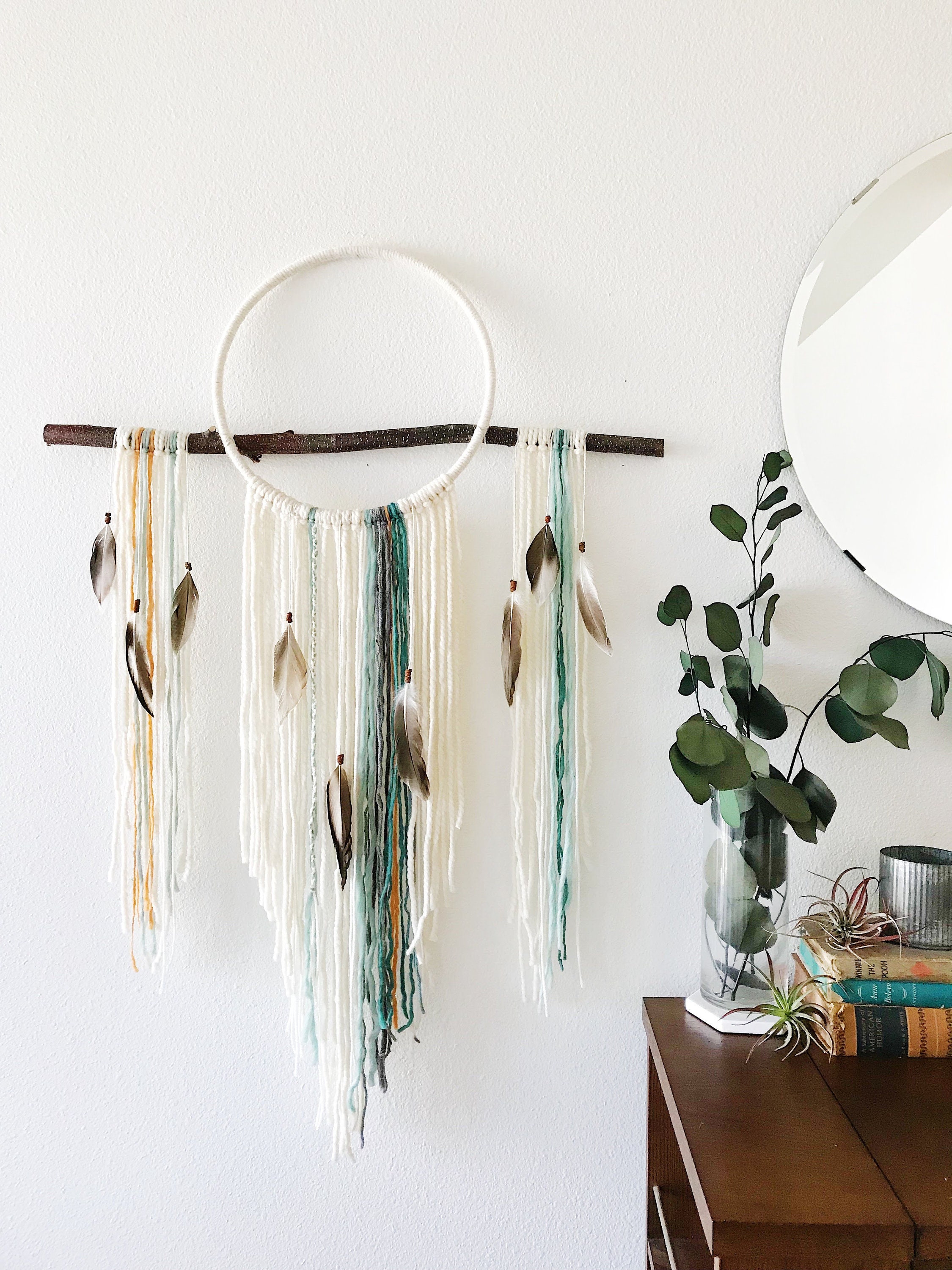 Large Dream Catcher Wall Hanging Boho Dreamcatcher for Etsy
