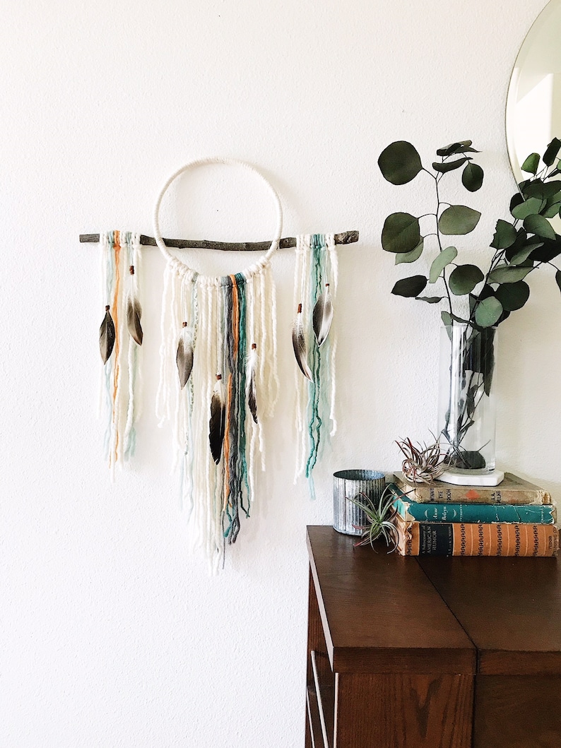 Boho Dream Catcher Wall Hanging Etsy
