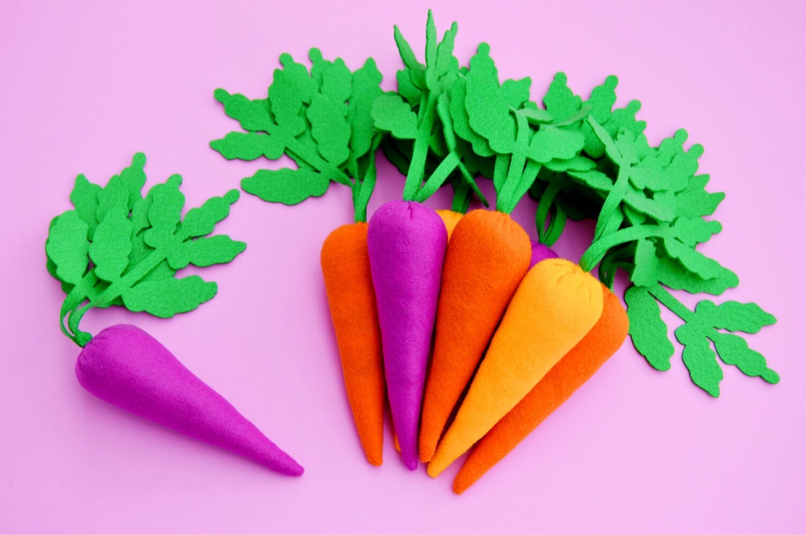 Catnip Heirloom Carrot Cat Toy Catnip Carrot Easter Cat Toy Etsy