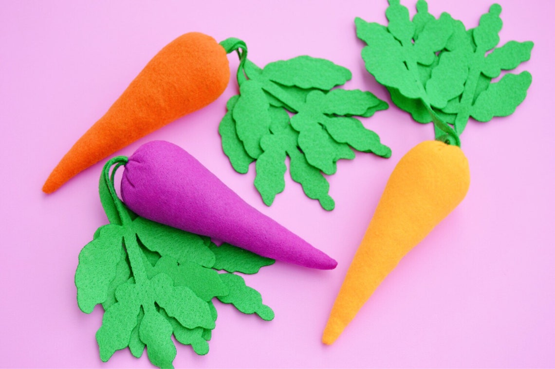 Catnip Heirloom Carrot Cat Toy Catnip Carrot Easter Cat Toy Etsy