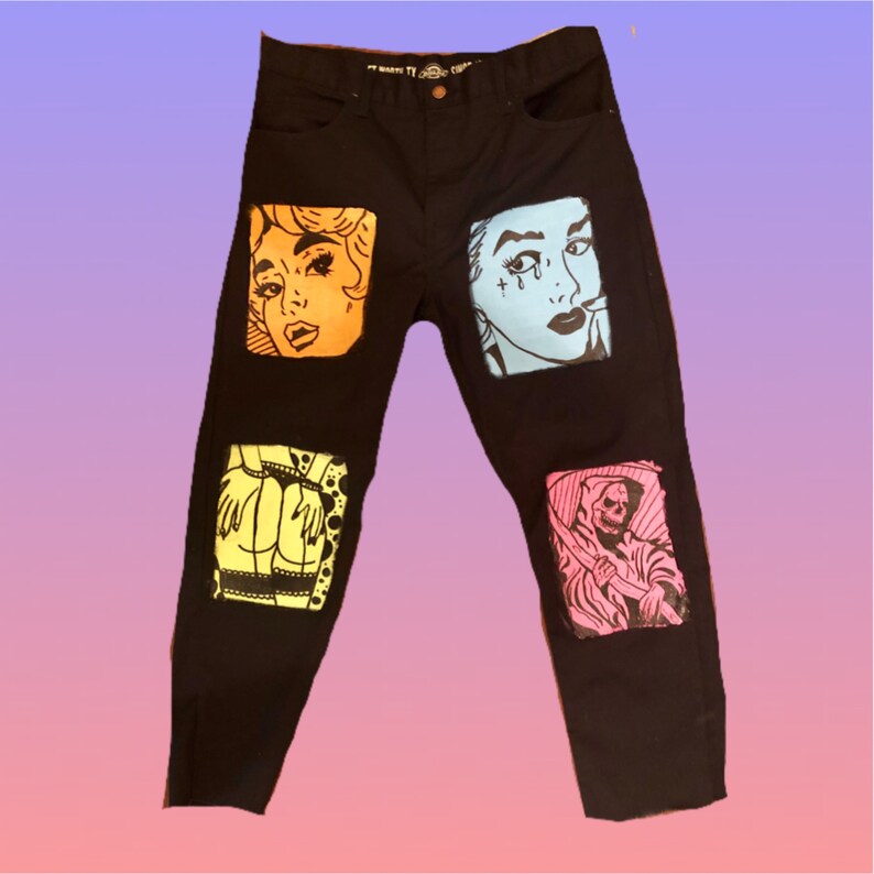 custom painted dickies