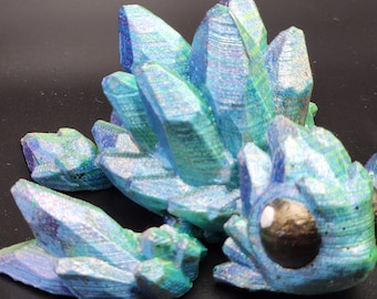 Articulated Crystal Turtle: 3D Printed Cinderwing Model