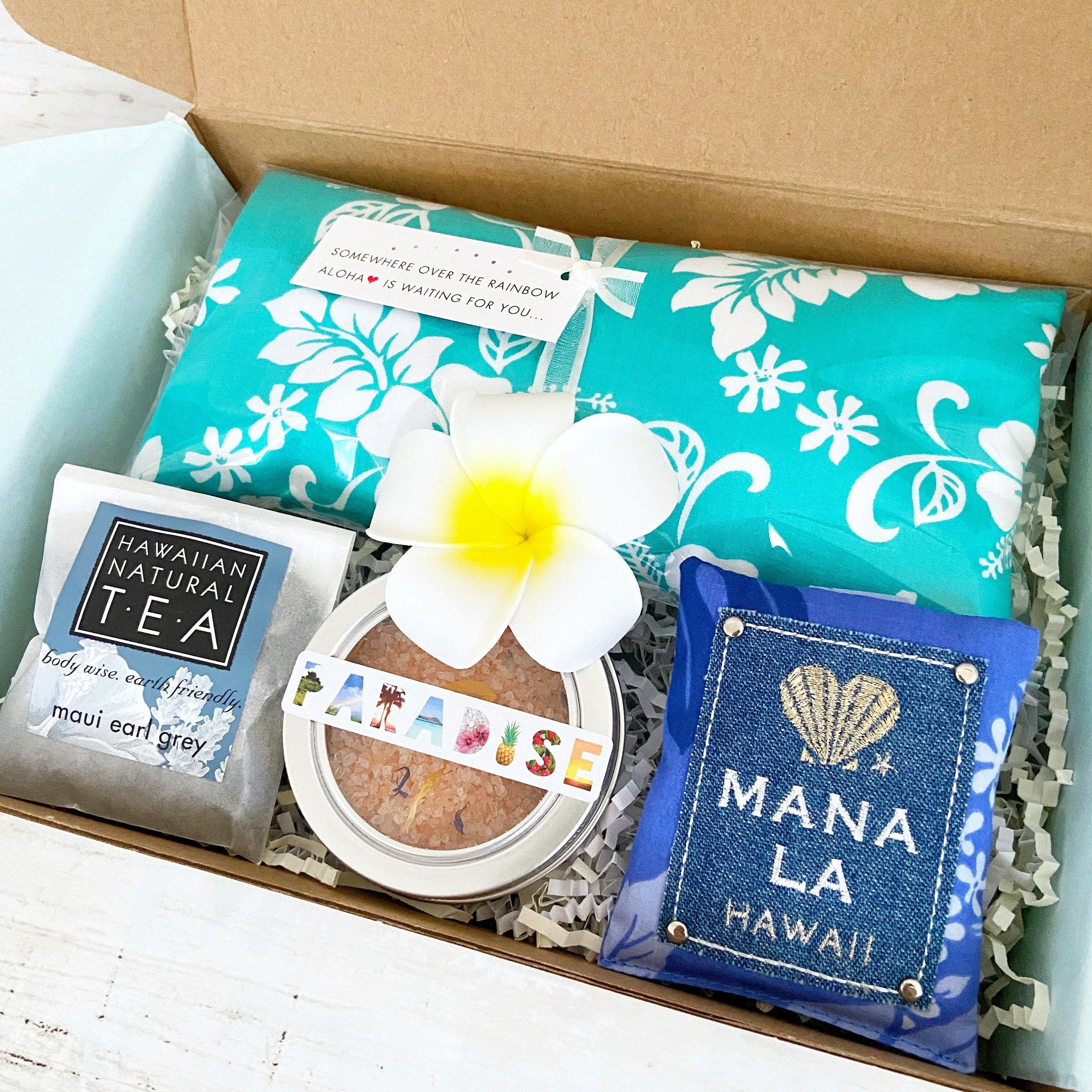 Hawaii Aloha Gift Box / Care Package / Relaxation Gift box / Etsy