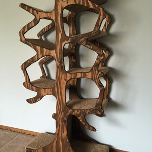 Handmade Tree Inspired Cat Tree image 4
