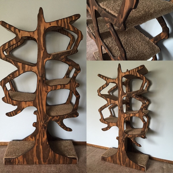 Handmade Tree Inspired Cat Tree!