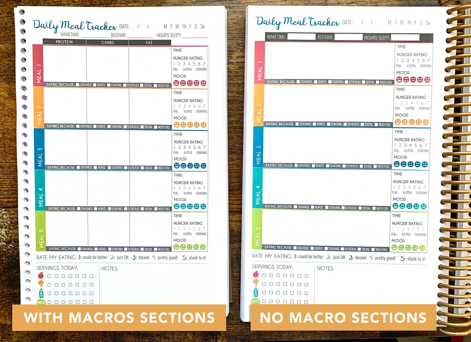 6 Month Fitness Tracker Diet Diary Weight Loss Journal