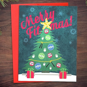 10-Pack Fitness CrossFit Bundle Christmas Holiday Cards