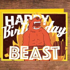 Tarjeta de cumpleaños Crossfit - Modo Bestia, Levantamiento de Pesas, Levantamiento de pesas, Barbell, Fitness