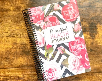 Mindful Health All-in-One Fitness & Food Journal, Fitness Diet Diary, Weight Loss Journal, Nutrition Tracker, Health Planner