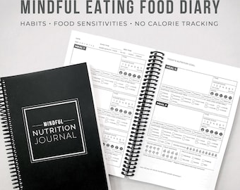 Mindful Eating Food Journal - 3 Month Nutrition Diary