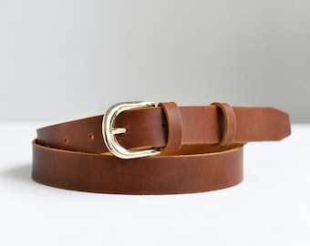 Cintura in pelle, cintura in pelle marrone, cintura in pelle da donna, cintura in pelle da donna, cintura, regalo per lei, regalo per le donne, regalo per la mamma