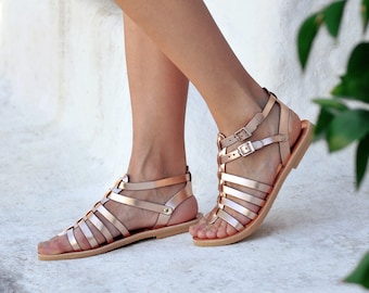 Gladiator sandals, Leather sandals, Greek sandals, Handmade sandals, Women sandals, KLEOPATRA