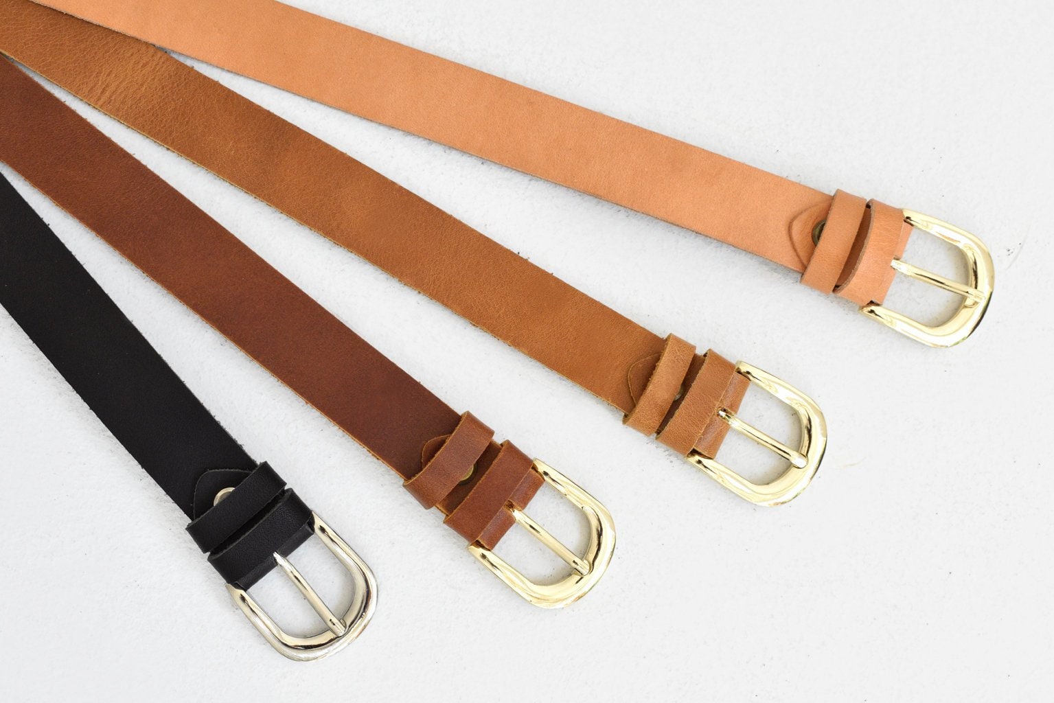 Leather Belt Women Leather Belt Black 