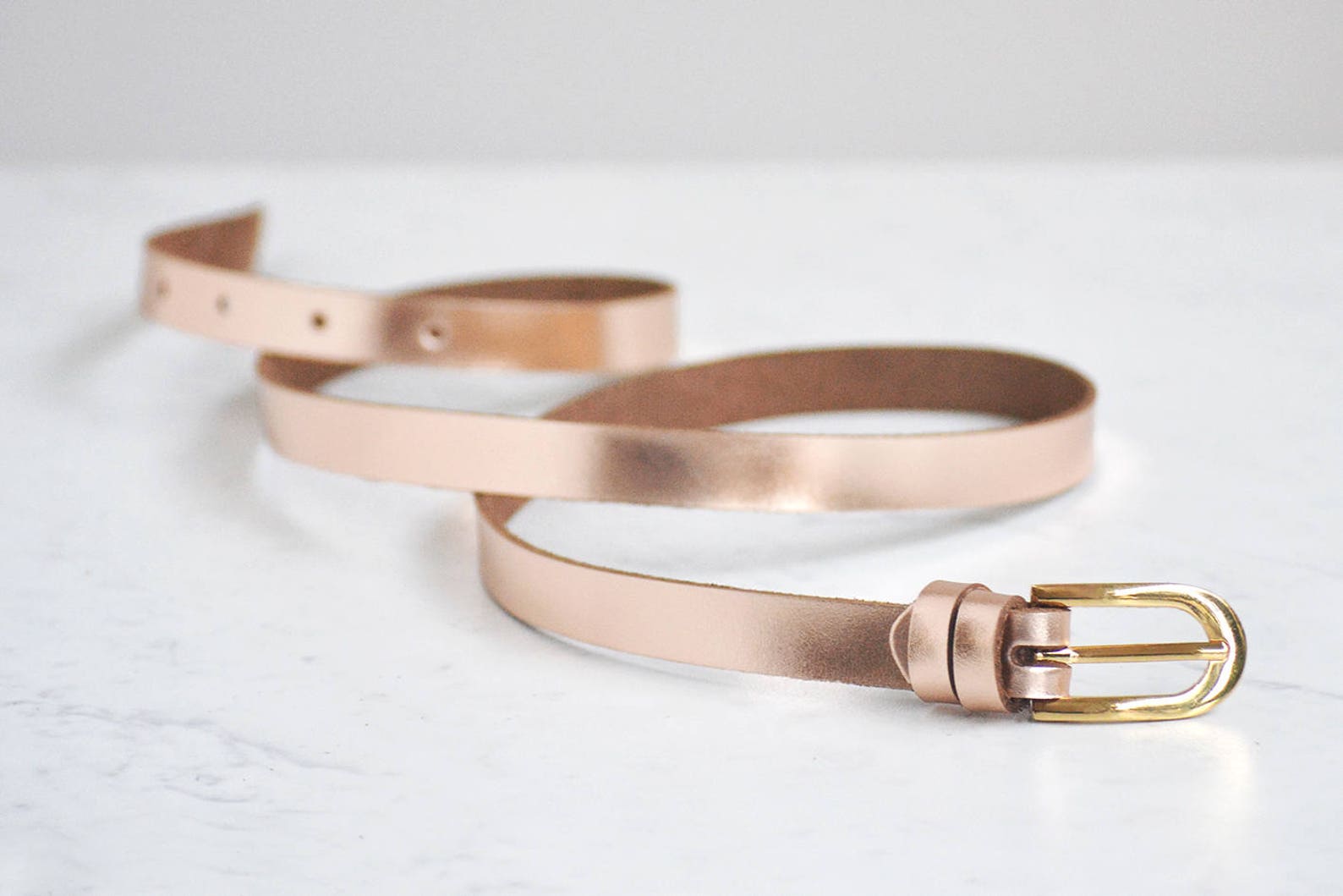 thin gold belt for dress