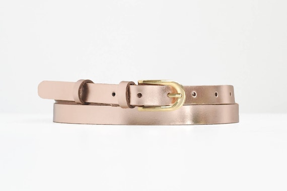 Leather Belt Women, Belts for Women, Leather Belt, Rose Gold Belt, Women  Belt, Wedding Dress Belt, Wide Leather Belt, Round Buckle Belt 