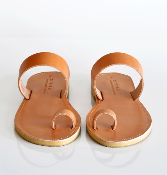 サンダル・ミュール ANCIENT GREEK SANDALS SANDAL (SALONIFOOTBED BROWN) Saloni Footbed – Ancient Greek Sandals