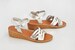 Leather wedge sandals, Leather sandals women, Silver sandals, Anatomic sandals, Anatomic shoes women 