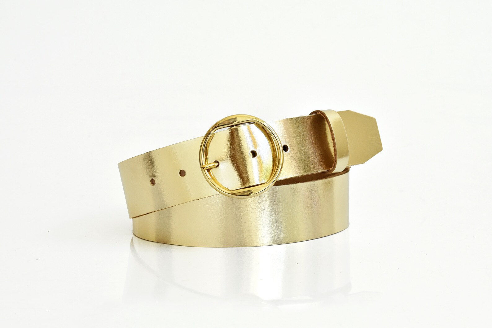 Belts for Women Leather Belt Women Gold Leather Belt Gold Etsy