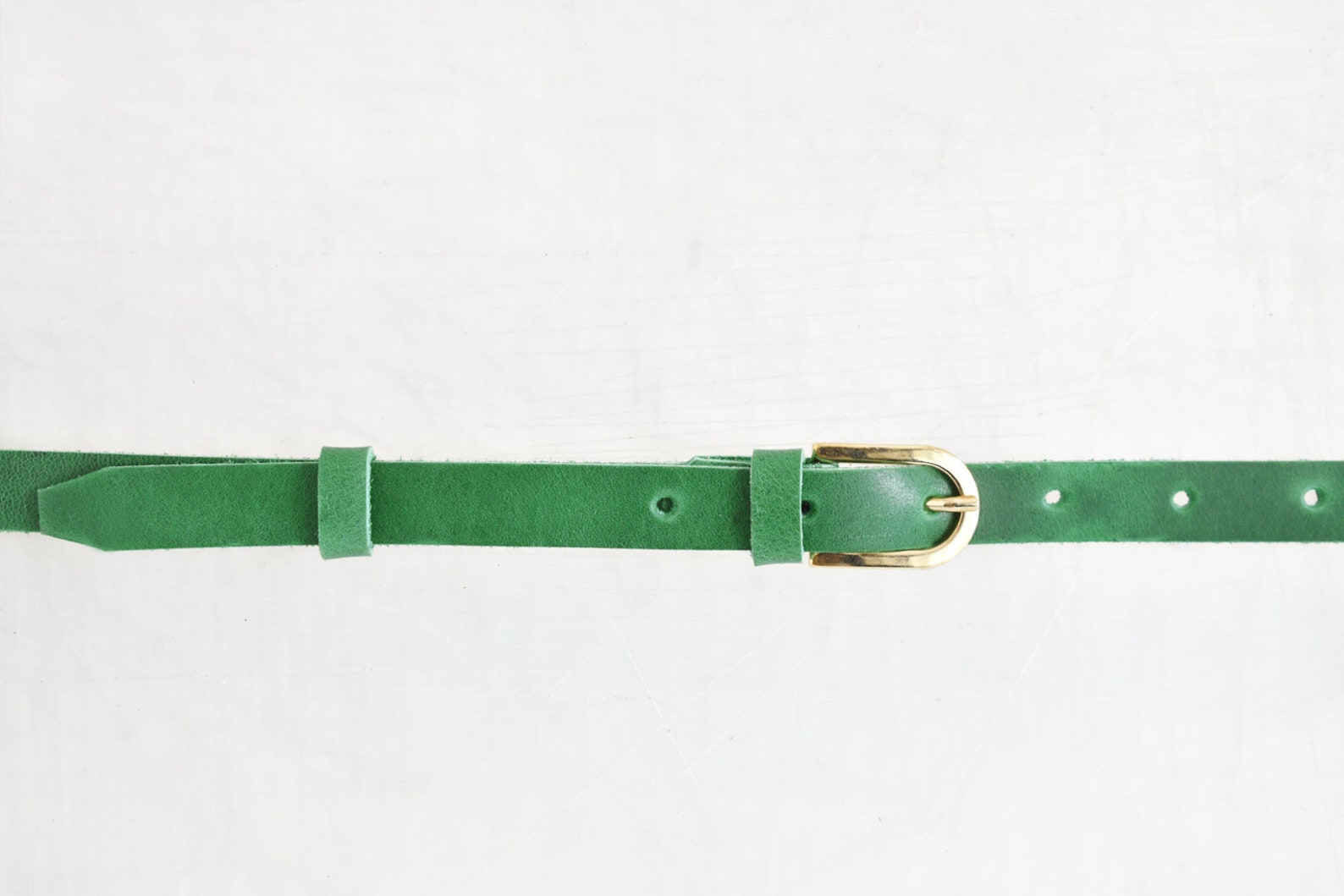 ladies green belt
