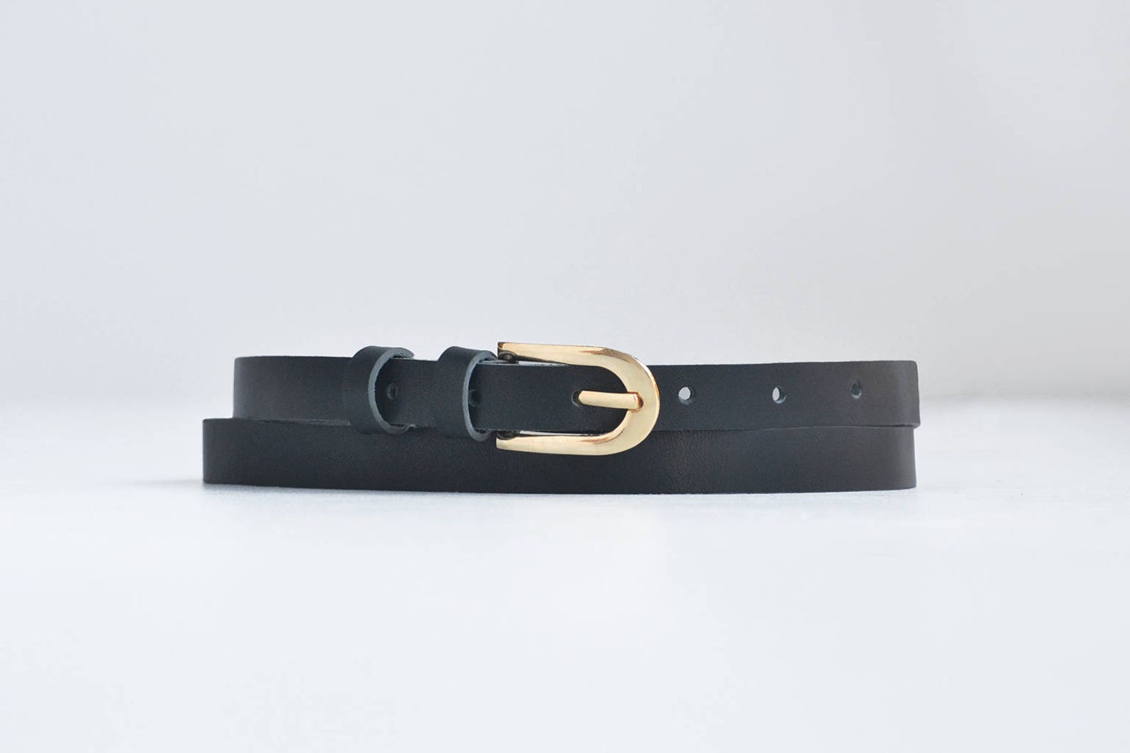 thin designer belt