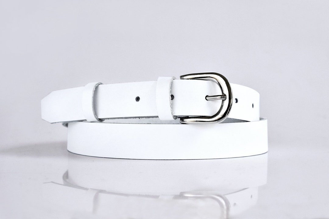 Human Made Souvenir Leather Belt SS22 White