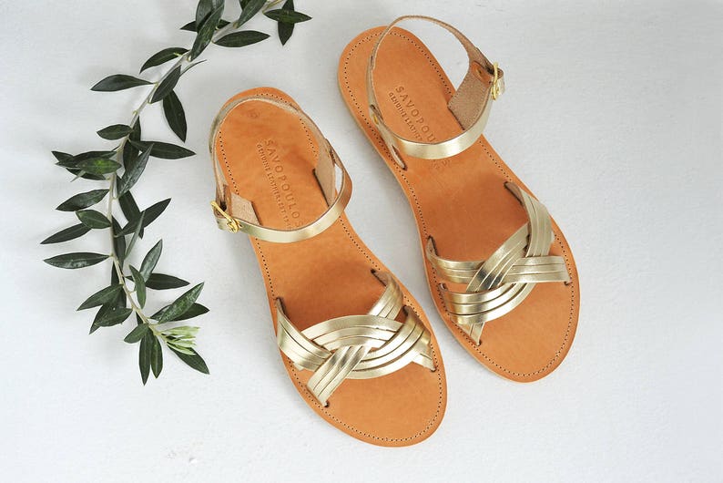 Leather sandals, Greek sandals, Sandals, Leather sandals women, Gold sandals, Wedding sandals, Sandales grecques, MEDUSA image 3